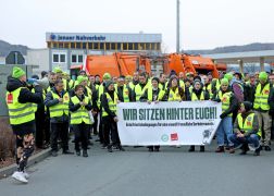 Warnstreik In Jena Bei Bus Und Bahn Drehte Sich Kein Rad 09